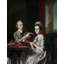 "Portrait de M. et Mme Thomas Mifflin" par John Singleton Copley - Art mural sur toile tendue avec châssis-1293612140