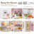 Wooden Kids Play Kitchen, Toy Kitchen Playset for Toddler, Pretend Oven, Microwave, Realistic Kitchen Sets for Boys Girls Age 3+-116247620