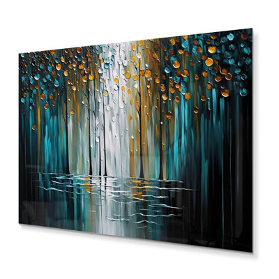 " Abstract Nature Trees Painting I "