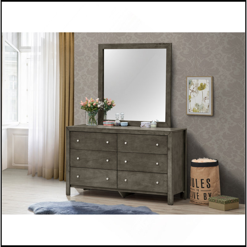 Commode Burlington, gris, Gris