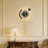 Metal Wall Clock With LED Light-1290585614