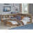 Karnova Platform Bed with Bookcase-597738484-597738487