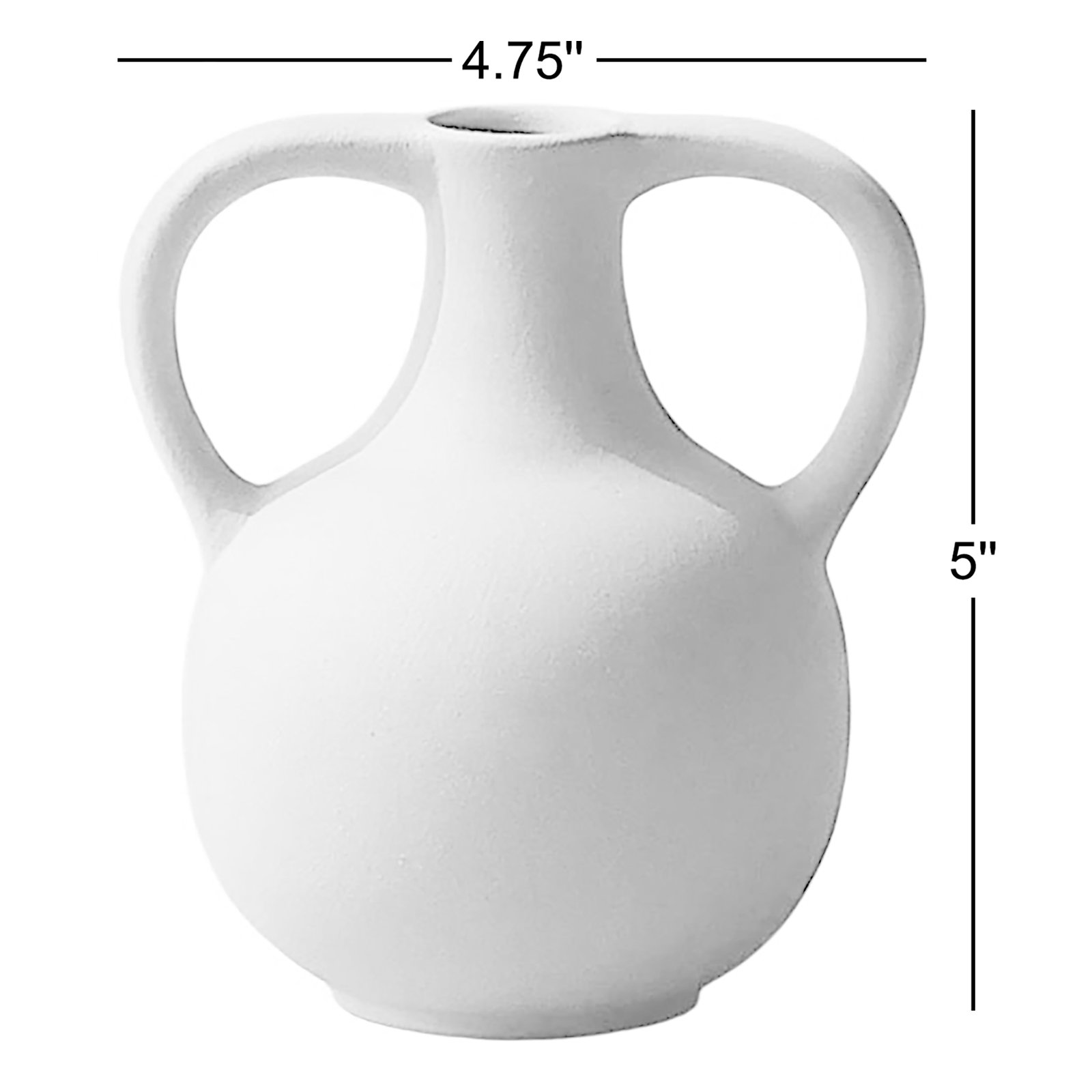 Table Vase, White