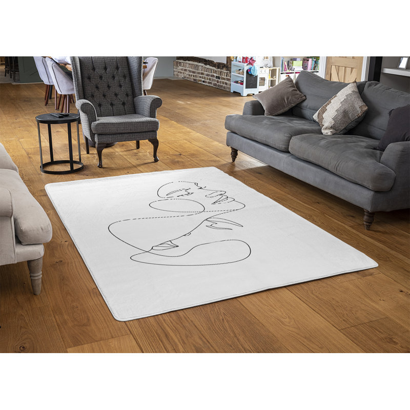Jaiden-John Shag Area Rug, Rectangle 80 x 150cm