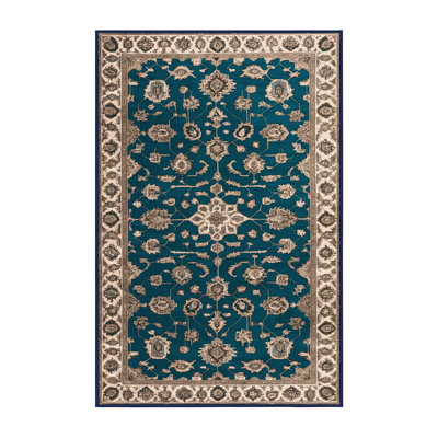 Machine Washable Tabriz Gray Area Rug