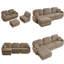 Canapé modulaire surdimensionné en L Chenille CloudHaven-95074184
