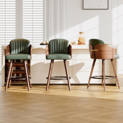 Tyandra Swivel 26" Counter Stools (Set of 3)