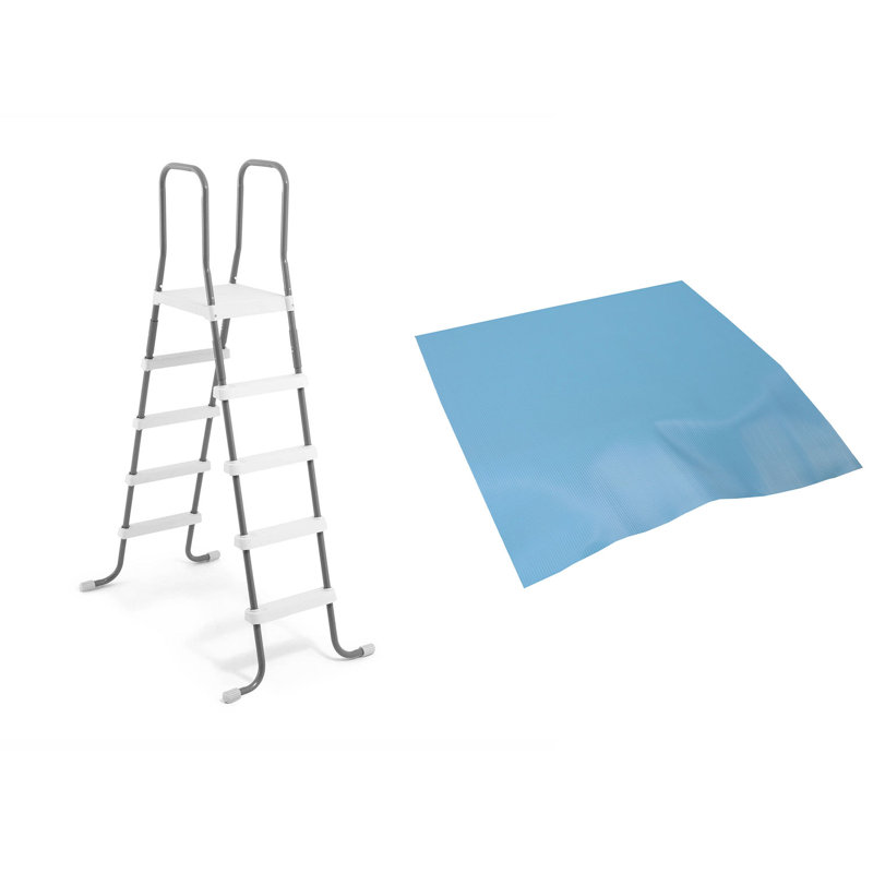 4.3' x 3' x 3' Steel Ladder