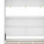 Lit escamotable robuste avec tablettes de rangement-2020025649