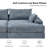 Tychon 87" Upholstered Square Arm Deep Seating Sleeper Sofa-97779221