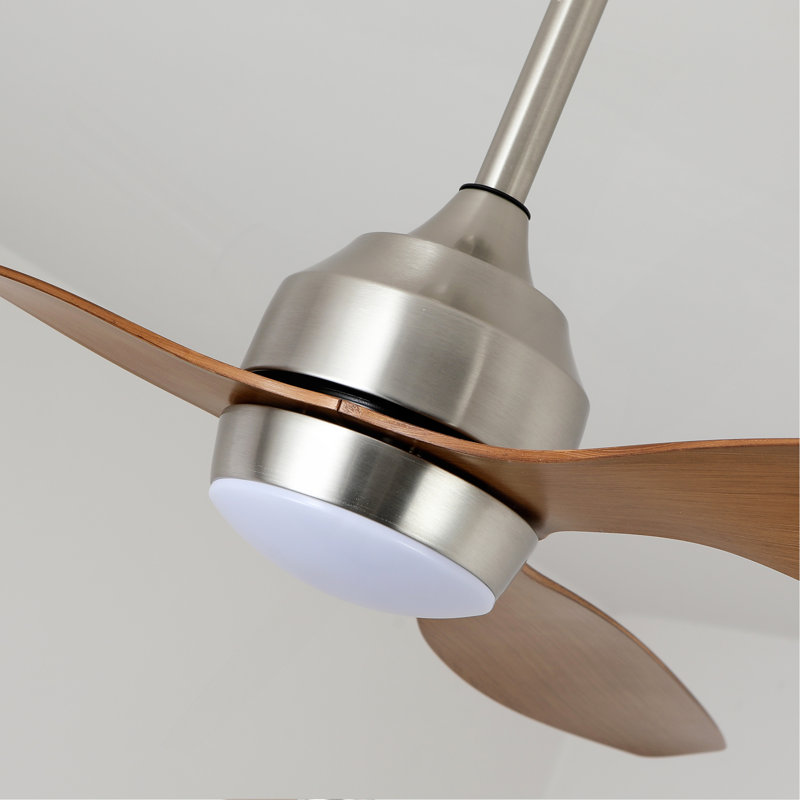 52" Ceiling Fan With Lights Quiet DC Motor 3 ABS Blade Ceiling Fans 6 Speed Levels,Reversible Ceiling Fan, For Patio Living Room, Bedroom, Office,Indoor.