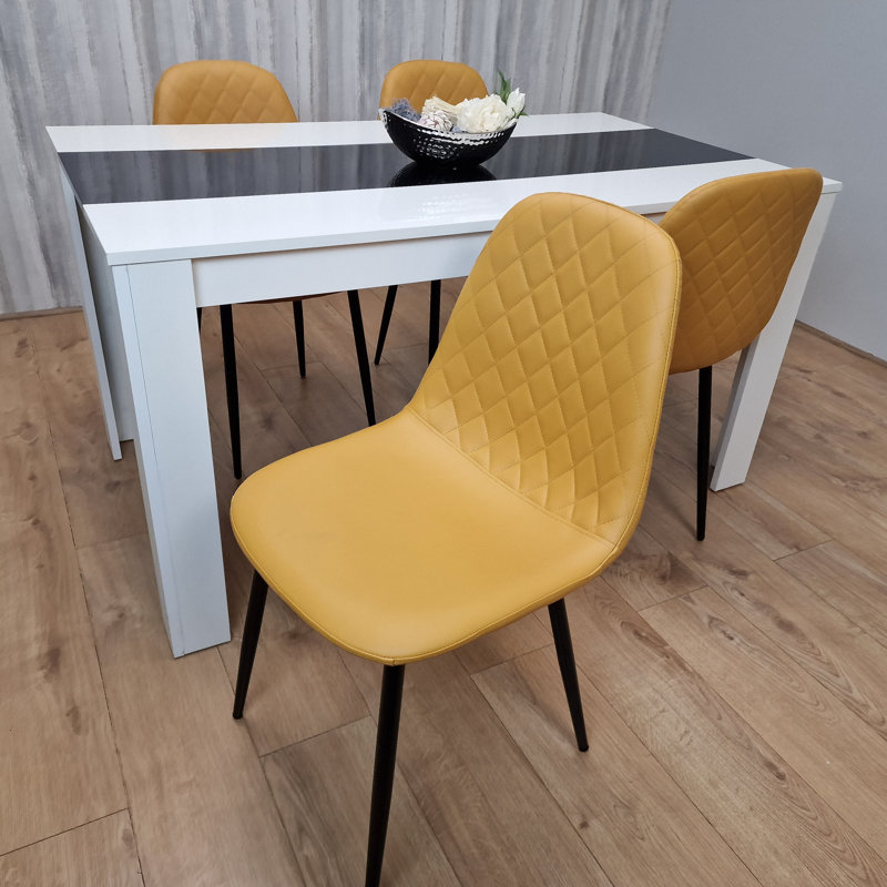 Bertila 4 - Person Dining Set, H75 x L117 x W77cm