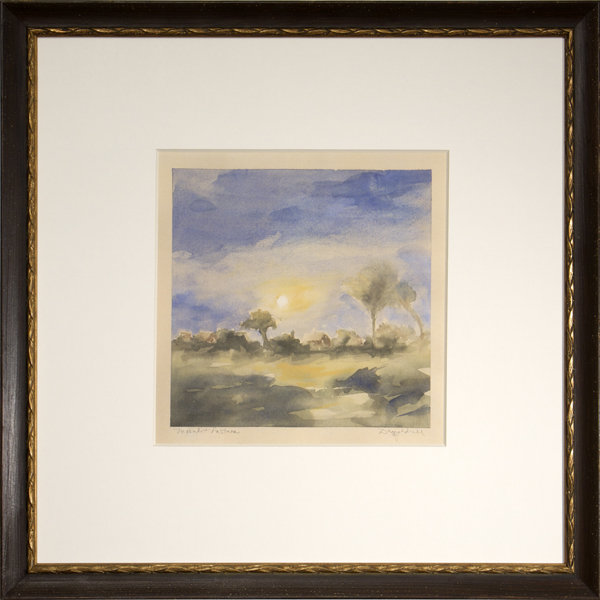 Moonlit Pasture Print by Daughdrill