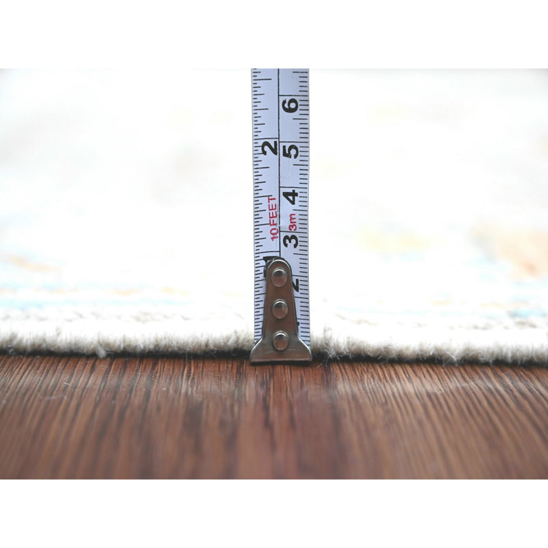 Tapis en laine noué à la main 100% laine Angora Ouserk 2 pi 10 po x 4 pi 9 po gris 0D78658F98A54DAE88843295B1E6C6B7