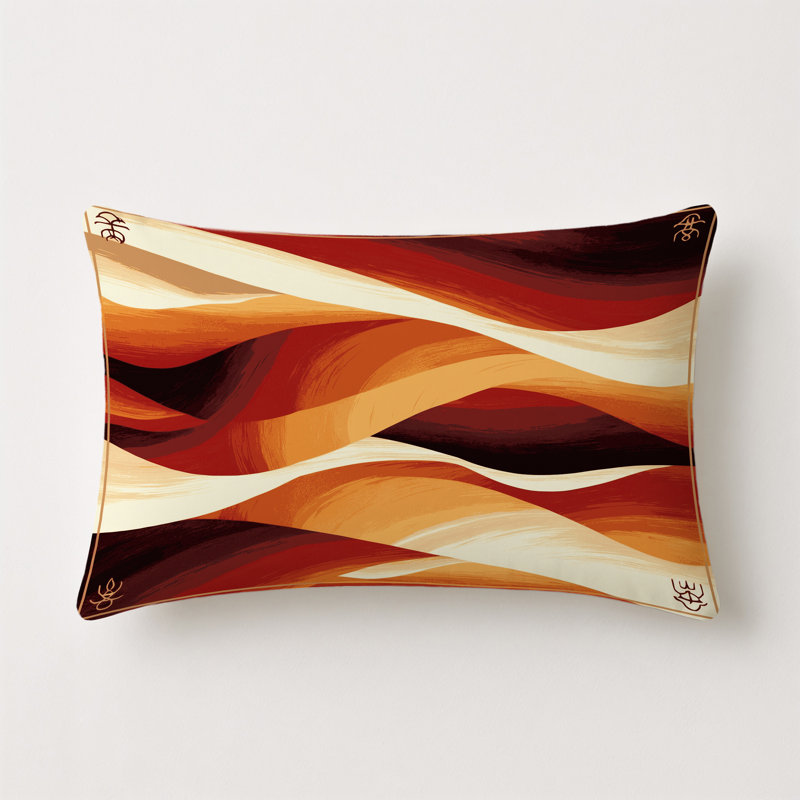 Windswept Echoes Indoor And Outdoor Throw Pillow, Rectangle 14"H x 20"W