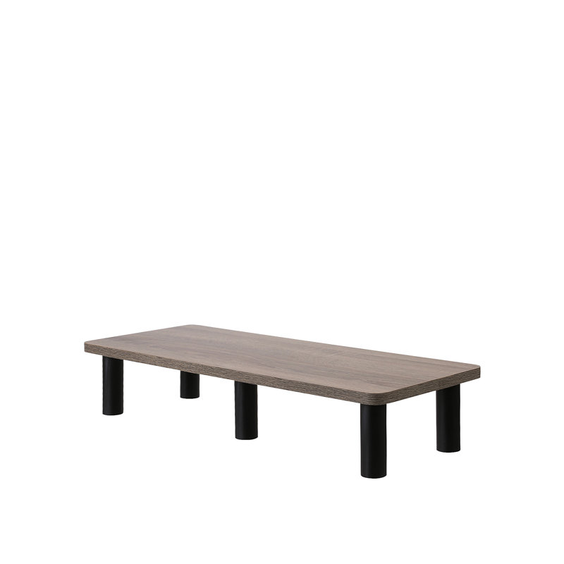 Thirza Wood Monitor Stand, French Oak Grey
