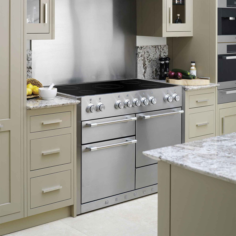 Mercury 48" 6 Cubic Feet Dual Fuel Freestanding Convection Range, Salcombe Blue, Dual Fuel