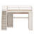 All-In-One Loft Bed Featuring Built-In Closet, Workspace, Storage Cubes And Ambient Lights-363881717