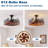 Farmhouse Rustic Ceiling Fan With Light And Remote, 21.7" Flush Mount Enclosed Bladeless Black Chandelier Fan With Forest And Bear, Reversible Fandelier Ceiling Fan For Living Room Bedroom-379962367