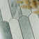 Moonlit Arches 10.4 In. X 9.77 In. Picket Polished Marble Mosaic Tile
