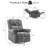 33" Wide Genuine Leather Upholstered Rocker Recliner-288756376