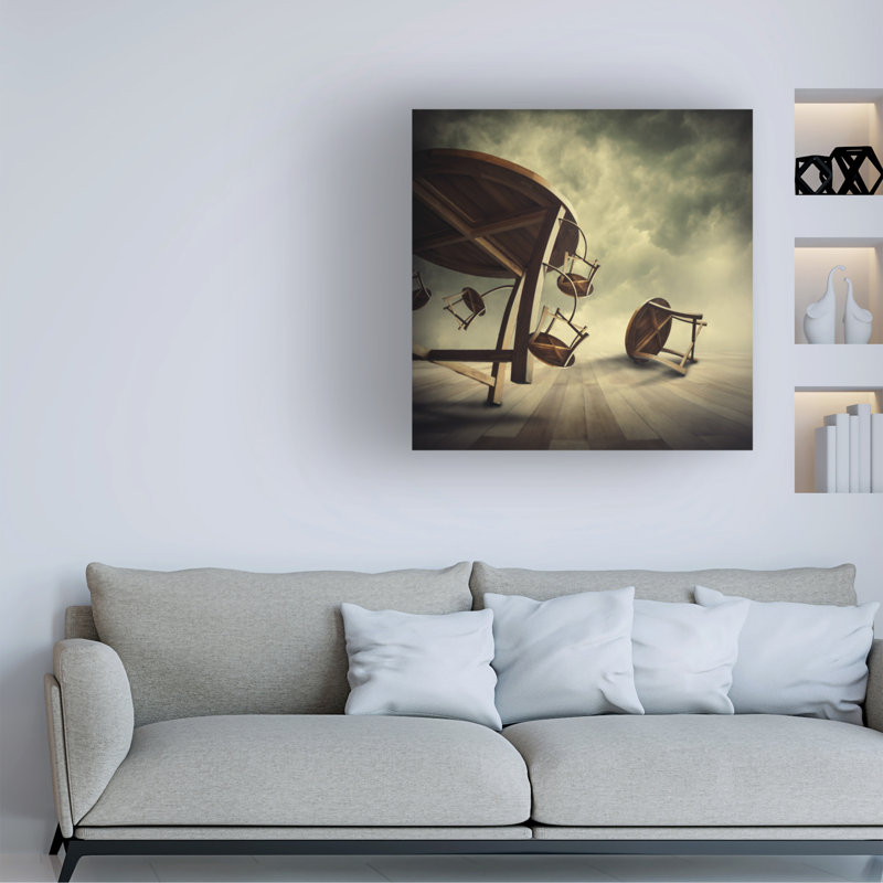 Art sur toile Hardibudi, H 14 po x l 14 po