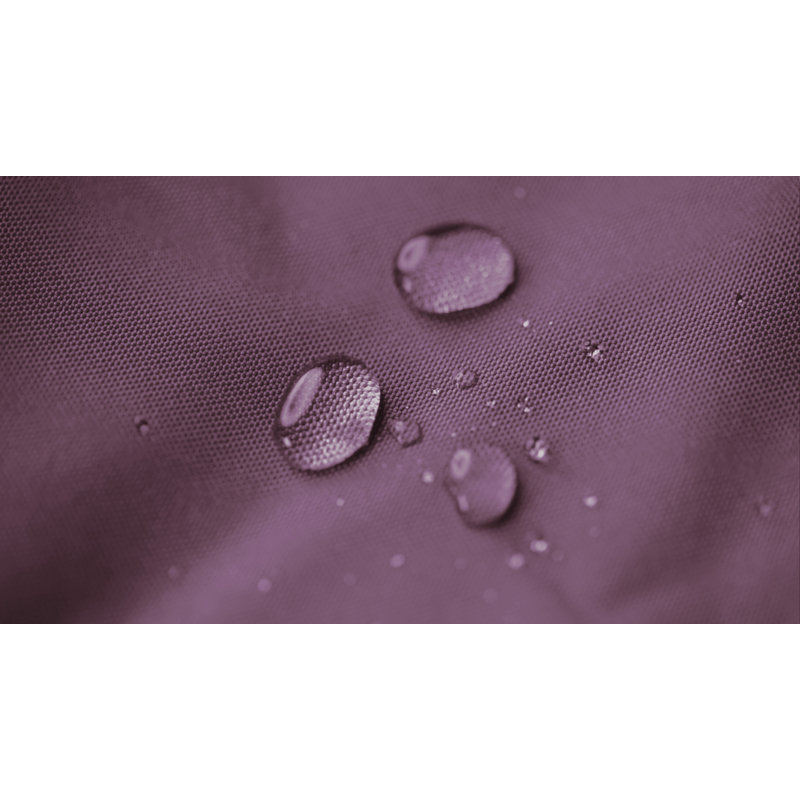  Goku 20" Round Bean Bag Pouf Ottoman, Water-Repellent, Purple