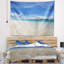 Tapisserie «Seascape Gorgeous Beach in Summertime»-28507231
