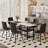 Versatile Dining Set Mdf Modern Home Dining And Gathering