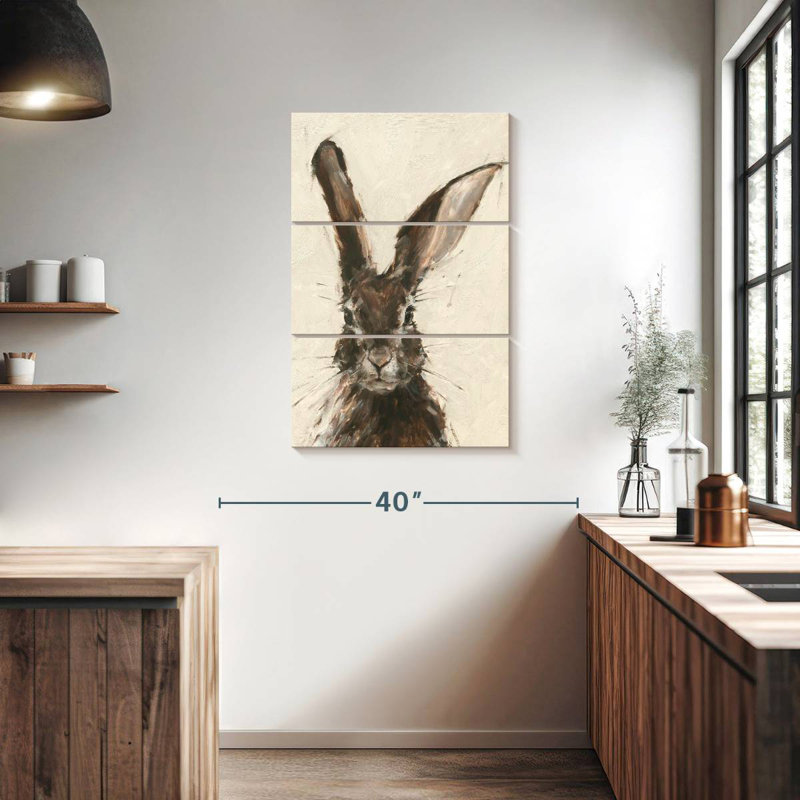 Lièvre européen Brampt II, H 38 po x l 24 po