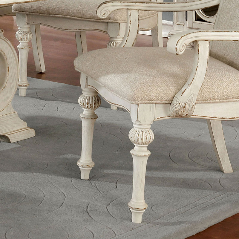 Fauteuil Ilihia blanc antique
