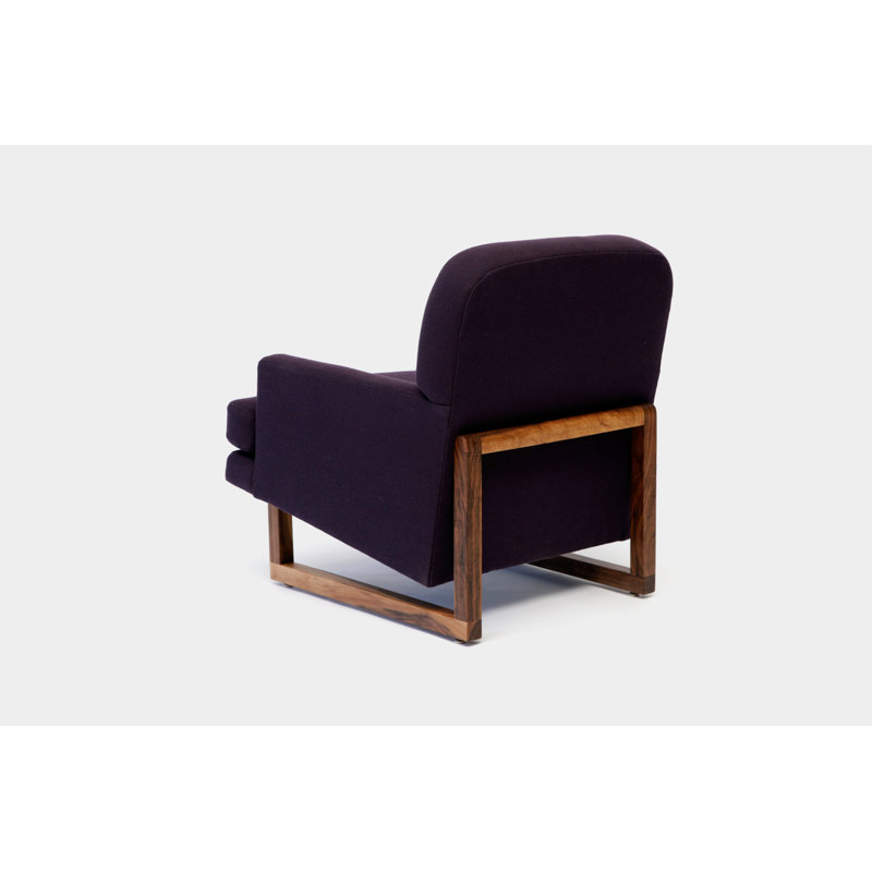 Melinda Armchair, Eggplant
