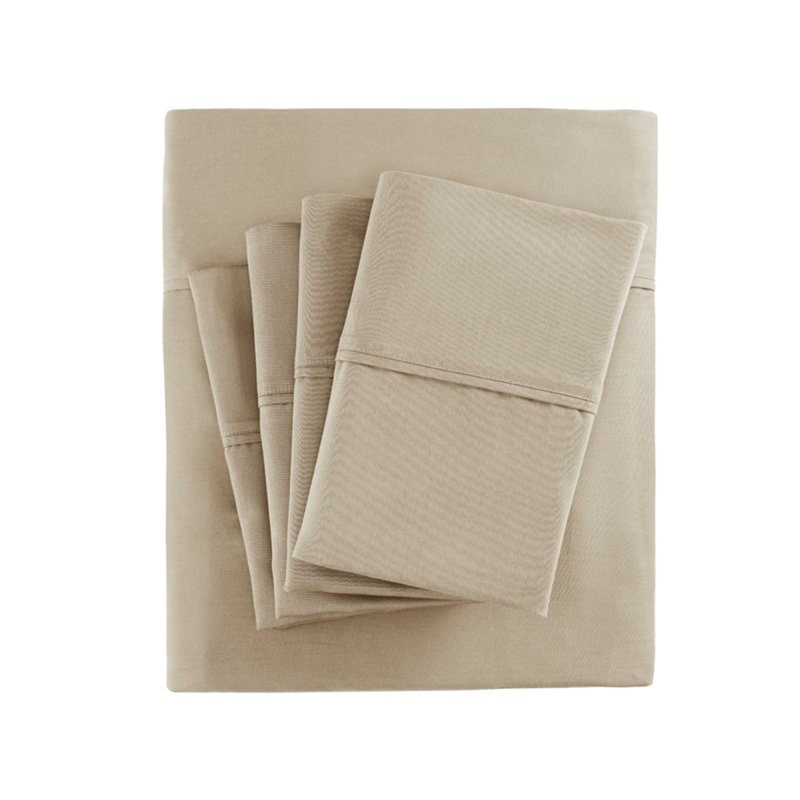 Draps en satin de coton et polyester ultra doux pour un sommeil relaxant