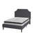 Aluino Tufted Platform Bed with 10 Inch Pocket Spring Mattress-863354456-863354463