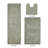 Merkle Premium 100% Cotton 2155 GSM 3-Piece Bath Rug Set, OEKO-TEX® Certified, Non-Slip Spray Latex Backing, Plush Tufted, Super Absorbent, Machine Washable Bathroom Rugs for Bathroom, Shower & Tub, Dark Sage-2049234397-2123950414