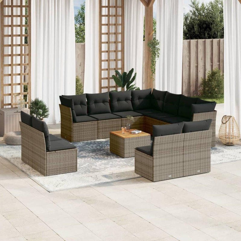 Ensemble de canapé de jardin Vidaxl