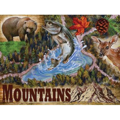 «Mountains on Canvas» par Ed Wargo
