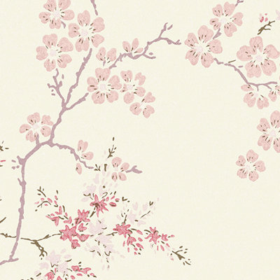 Laura Ashley Oriental Blossom Wallpaper Roll
