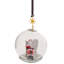 Santa Snow Globe 6'' Handmade Glass Christmas Ball Ornament