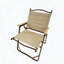 Ensemble de 4 chaises portatives pliables avec structure en aluminium, grain de chêne, accoudoirs en bois de hêtre, assise en toile