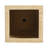 Handmade Magnesium Oxide Rectangle Planter, 19.79" H, 13.1" Dimensions, Antique Brown, Ready - To Use, Drainage Hole Planter Box, Tall, W X D, No Assembly, With Plug-1395392252