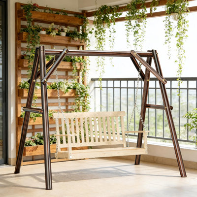 Support de balançoire de jardin, support de chaise suspendue en A, support de chaise suspendue pour l'extérieur