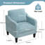 Upholstered Armchair-1913467254