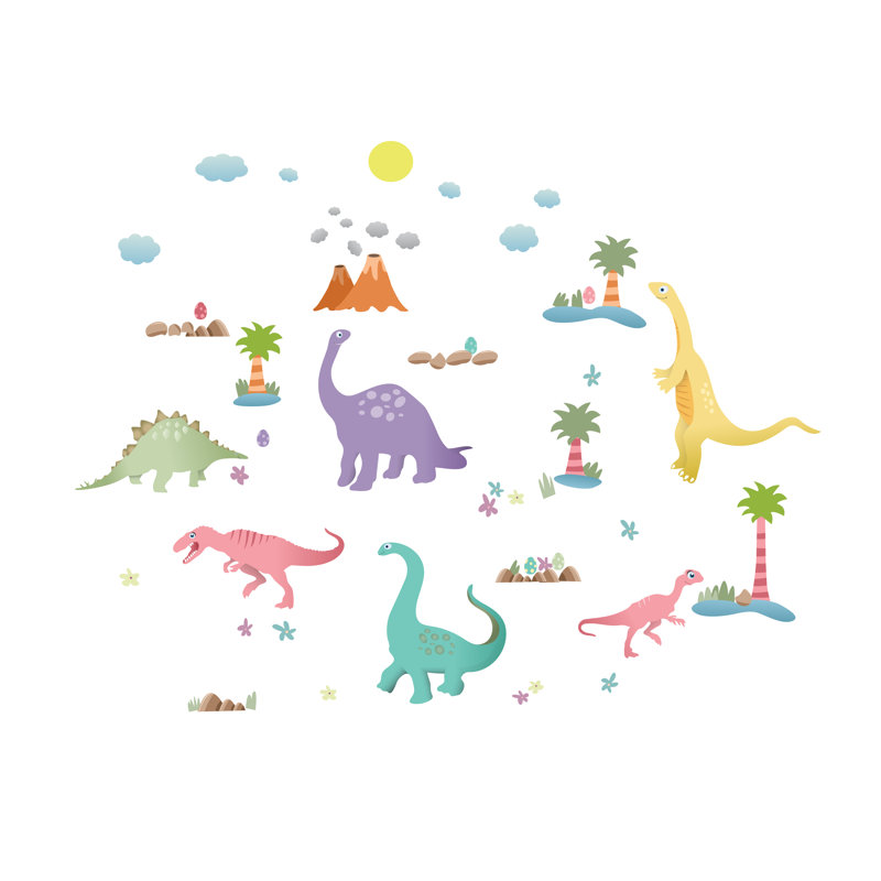 Addison Happy Dinosaurs Wall Sticker, Single