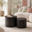 Tables d'appoint rondes en bois-130134394