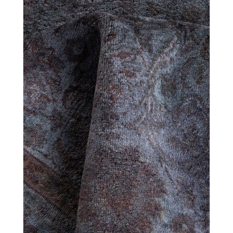 Yaris One-of-a-Kind 3' X 5' New Age Wool Area Rug Grey