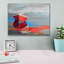 «Red Boat Rhythm» par Beth Forst, estampe numérique sur toile-1400224460