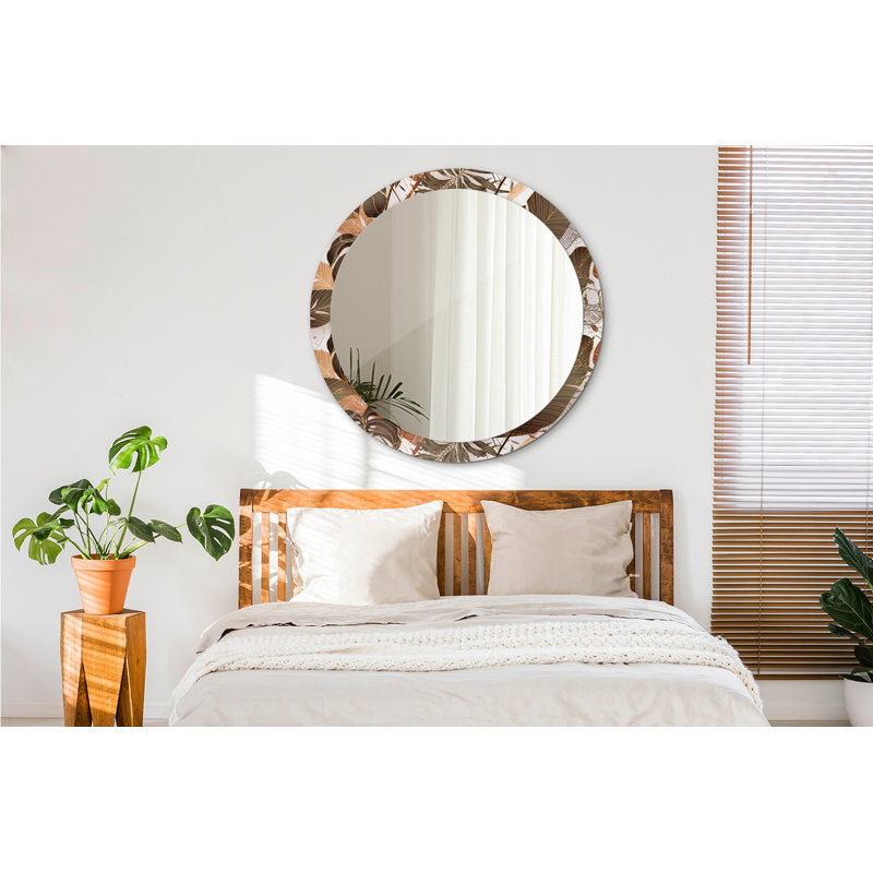Huldar Glass Flat Wall Mirror