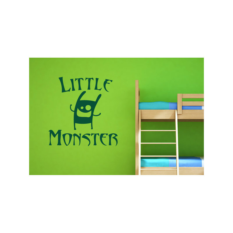 Little Monster Wall Sticker, Green
