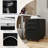 Metal Filing Cabinet with Lock, 3 Drawer Filing Cabinet with Wheels, Mobile Filing Cabinets-129546559